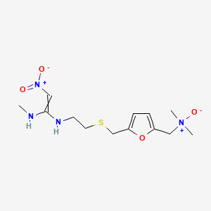 molecular formula C13H22N4O4S B1678809 Ranitidine-N-oxide CAS No. 73857-20-2
