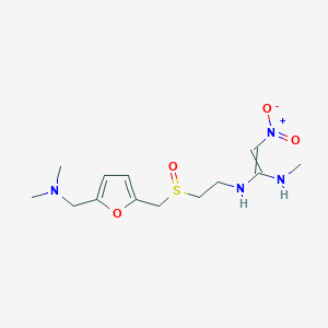 molecular formula C13H22N4O4S B1678810 Ranitidine S-oxide CAS No. 73851-70-4