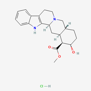 molecular formula C21H27ClN2O3 B1678823 Corynanthine hydrochloride CAS No. 66634-44-4
