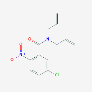 molecular formula C13H13ClN2O3 B1678825 N,N-diallyl-5-chloro-2-nitrobenzamide CAS No. 6105-85-7