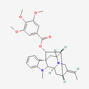 molecular formula C30H34N1O5 B1678827 Rauvomitin CAS No. 466-57-9