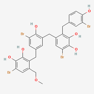 molecular formula C29H24Br4O7 B1678831 Rawsonol CAS No. 125111-69-5