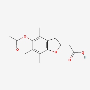 molecular formula C15H18O5 B1678833 Raxofelast CAS No. 128232-14-4