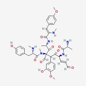 molecular formula C43H52N6O11 B1678834 RA X Peptide CAS No. 140679-94-3