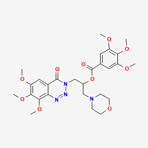 molecular formula C27H34N4O10 B1678837 Razinodil CAS No. 30271-85-3