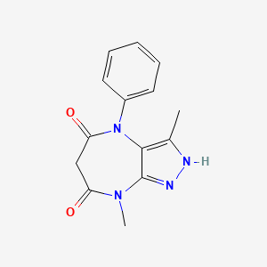 molecular formula C14H14N4O2 B1678838 Razobazam CAS No. 78466-98-5