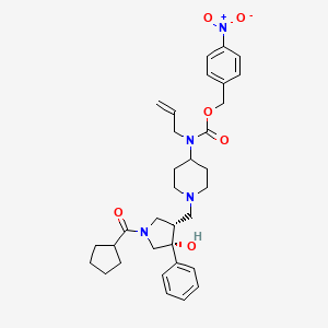 molecular formula C33H42N4O6 B1678858 Nifeviroc CAS No. 934740-33-7