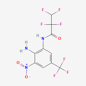 molecular formula C10H6F7N3O3 B1678860 Nifluridide CAS No. 61444-62-0