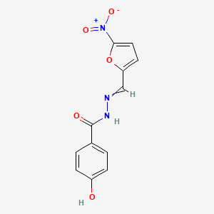 molecular formula C12H9N3O5 B1678864 Akabar CAS No. 965-52-6