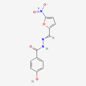 molecular formula C12H9N3O5 B1678864 Nifuroxazide CAS No. 965-52-6