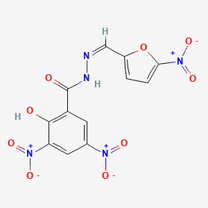 molecular formula C12H7N5O9 B1678867 Salfuride CAS No. 16915-70-1