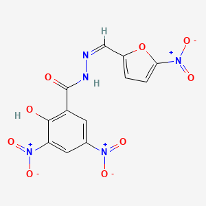 molecular formula C12H7N5O9 B1678867 Nifursol CAS No. 16915-70-1