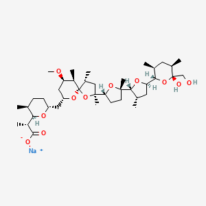 molecular formula C40H67NaO11 B1678870 Nigericin sodium CAS No. 28643-80-3