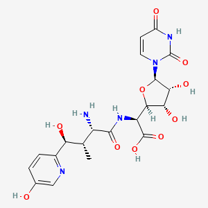 molecular formula C20H25N5O10 B1678879 Nikkomycin z CAS No. 59456-70-1