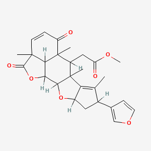 molecular formula C27H30O7 B1678885 Ccris 5723 CAS No. 25990-37-8