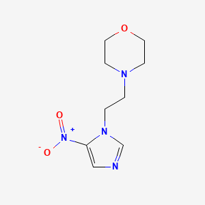 molecular formula C9H14N4O3 B1678890 Nimorazole CAS No. 6506-37-2