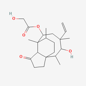 molecular formula C22H34O5 B1678893 Pleuromutilin CAS No. 125-65-5