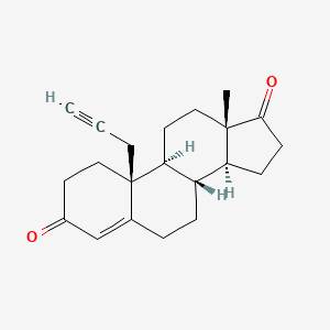 molecular formula C21H26O2 B1678897 Plomestane CAS No. 77016-85-4