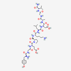 molecular formula C47H74N12O15 B1678910 Pneumadin CAS No. 130918-90-0