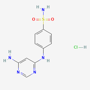 molecular formula C10H12ClN5O2S B1678921 PNU112455A hydrochloride CAS No. 21886-12-4