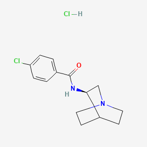 molecular formula C14H18Cl2N2O B1678930 (S)-PNU-282987 hydrochloride CAS No. 123464-89-1