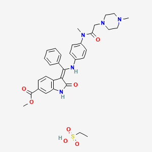 molecular formula C33H39N5O7S B1678937 Nintedanib esylate 