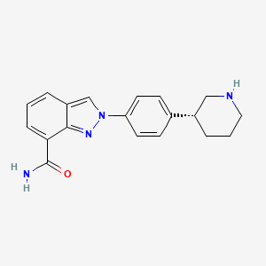 molecular formula C19H20N4O B1678939 Niraparib (R-enantiomer) CAS No. 1038915-58-0