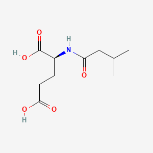 molecular formula C10H17NO5 B1678947 N-Isovalerylglutamic acid CAS No. 80154-63-8