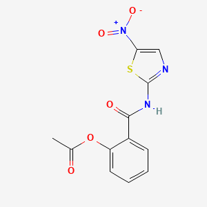 molecular formula C12H9N3O5S B1678950 Nitazoxanide CAS No. 55981-09-4