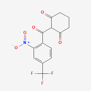 molecular formula C14H10F3NO5 B1678953 Nitisinone CAS No. 104206-65-7