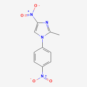 molecular formula C10H8N4O4 B1678956 Nitrefazole CAS No. 21721-92-6