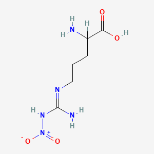 molecular formula C6H13N5O4 B1678959 Arginine, N(G)-nitro- CAS No. 2149-70-4