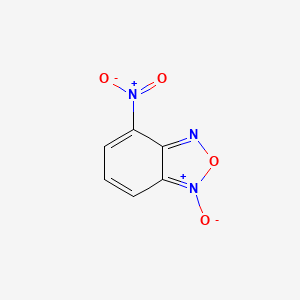 molecular formula C6H3N3O4 B1678960 4-Nitrobenzofuroxan CAS No. 18771-85-2