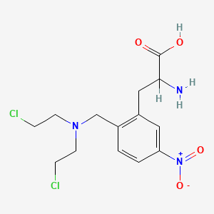 molecular formula C14H19Cl2N3O4 B1678962 Nitrocaphane CAS No. 54940-95-3