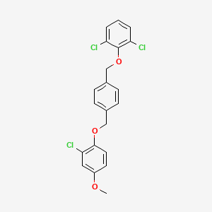 molecular formula C21H17Cl3O3 B1678965 Pocapavir CAS No. 146949-21-5