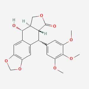 molecular formula C22H22O8 B1678966 Podophyllotoxin CAS No. 518-28-5