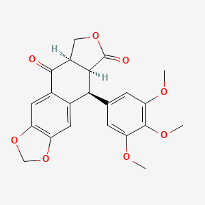 molecular formula C22H20O8 B1678967 Podophyllotoxone CAS No. 477-49-6
