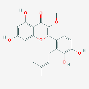 molecular formula C21H20O7 B1678968 Podoverine A CAS No. 107882-43-9