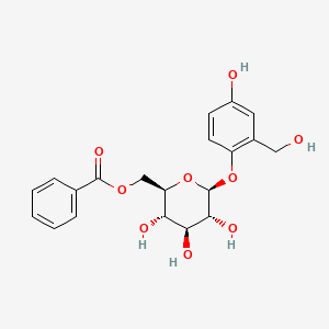 molecular formula C20H22O9 B1678973 脊髓灰质炎苷 CAS No. 18463-25-7