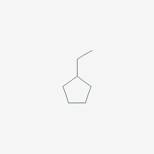 molecular formula C7H14 B167899 Ethylcyclopentane CAS No. 1640-89-7