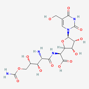 molecular formula C17H25N5O13 B1678990 Polyoxin B CAS No. 19396-06-6