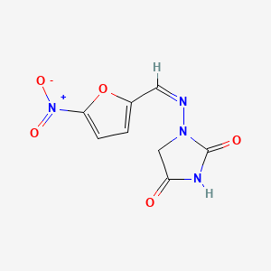 molecular formula C8H6N4O5 B1679001 Nitrofurantoin CAS No. 67-20-9