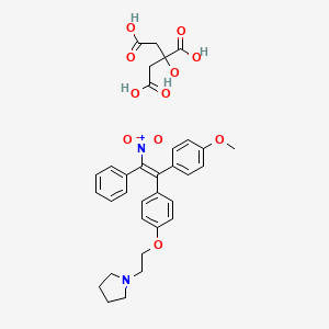 molecular formula C33H36N2O11 B1679005 Nitromifene citrate CAS No. 5863-35-4