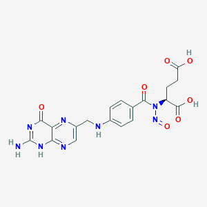 molecular formula C19H18N8O7 B1679009 Nitrosofolic acid CAS No. 29291-35-8