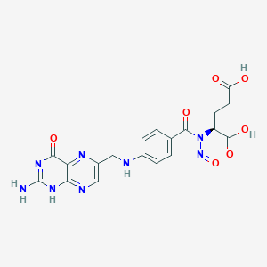 molecular formula C19H18N8O7 B1679009 N-Nitrosofolic acid CAS No. 29291-35-8