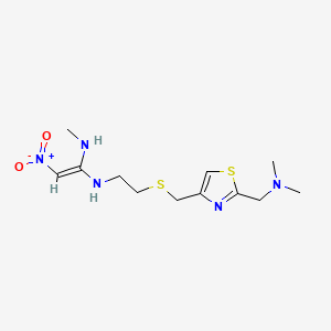 molecular formula C12H21N5O2S2 B1679011 Nizatidine CAS No. 76963-41-2
