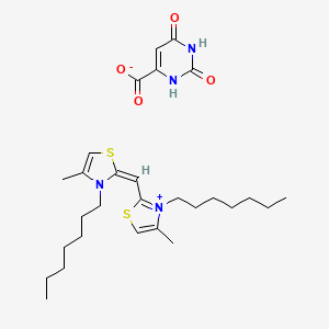 molecular formula C28H43N4O4S2 B1679015 NK 266 orotate CAS No. 35020-81-6