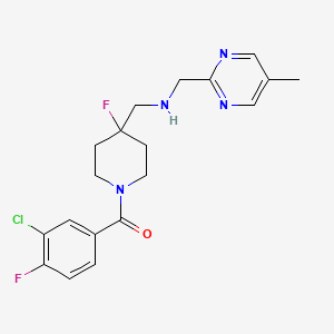 molecular formula C19H21ClF2N4O B1679028 F-15599 CAS No. 635323-95-4