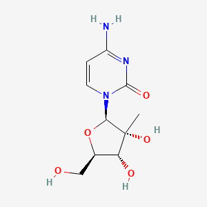 molecular formula C10H15N3O5 B1679029 2'-C-methylcytidine CAS No. 20724-73-6
