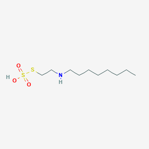 molecular formula C10H23NO3S2 B167903 1-(2-Sulfosulfanylethylamino)octane CAS No. 1921-43-3